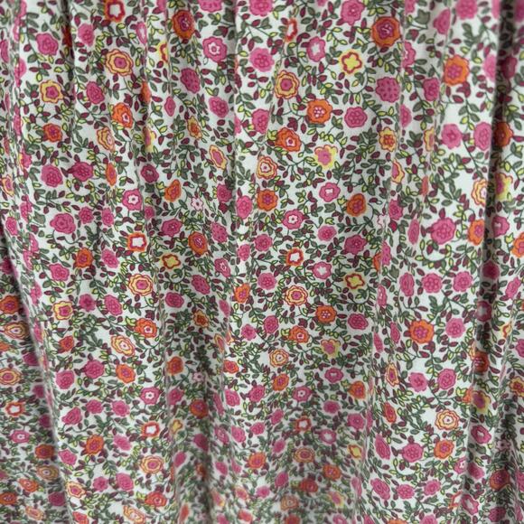 Y2K Wet Seal Smocked Floral Mini Dress XL Sleeveless Pockets Cottagecore Boho - Picture 8 of 9